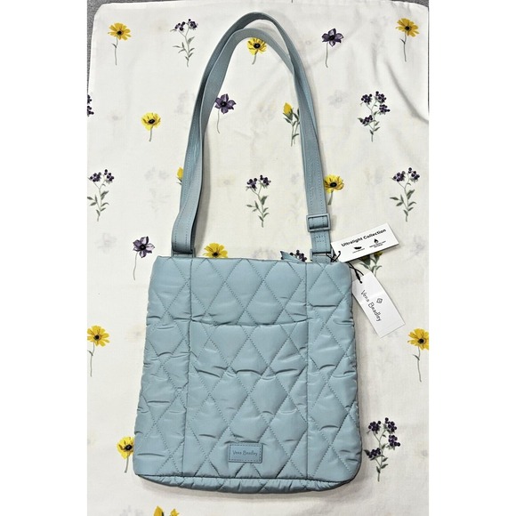 Vera Bradley Ultralight Hipster Crossbody Vintage Denim (Light Teal)MSRP $95 NWT - Picture 2 of 14